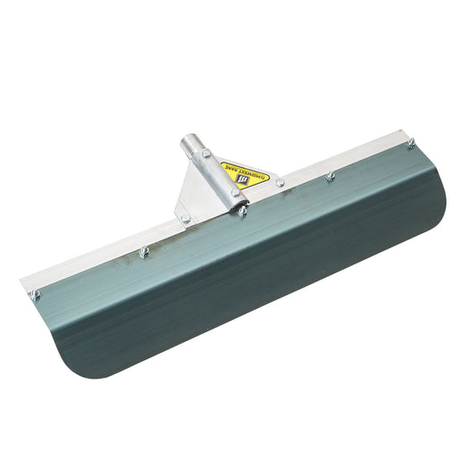 24" Round Edge Flexible Blade Smoother, Threaded Handle Adapter