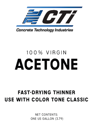 VIRGIN ACETONE (1 GAL)