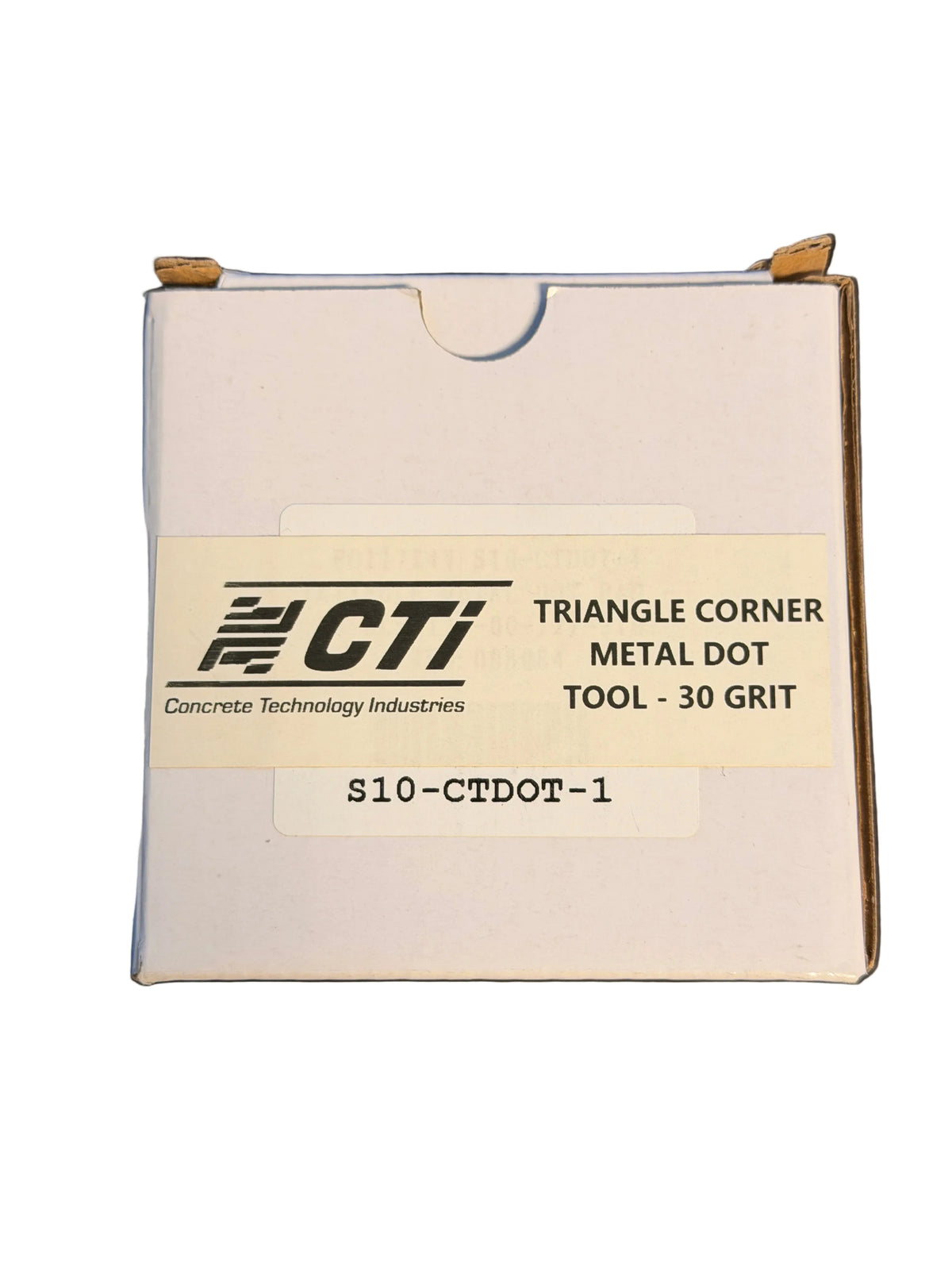 TRIANGLE CORNER TOOL METAL DOT PAD - 30 GRIT