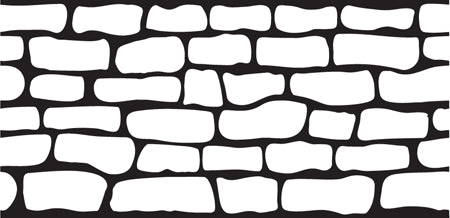 English Cobble (Original Paper) concrete stencil pattern