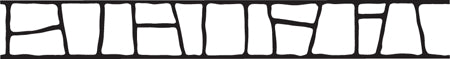Keystone Header (Original Paper) concrete stencil pattern