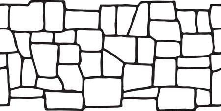 Keystone (Original Paper) concrete stencil pattern