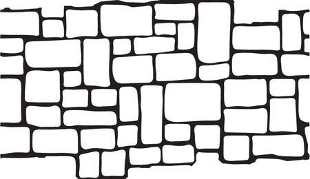 Rustic Ashlar (Original Paper) concrete stencil pattern