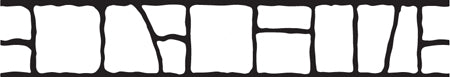 Bushrock Header (Original Paper) concrete stencil pattern