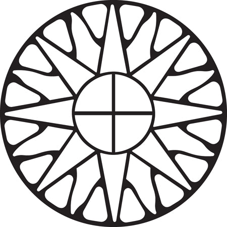 Inca Sun concrete stencil pattern