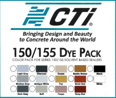 Solvent Dye Pack for 150