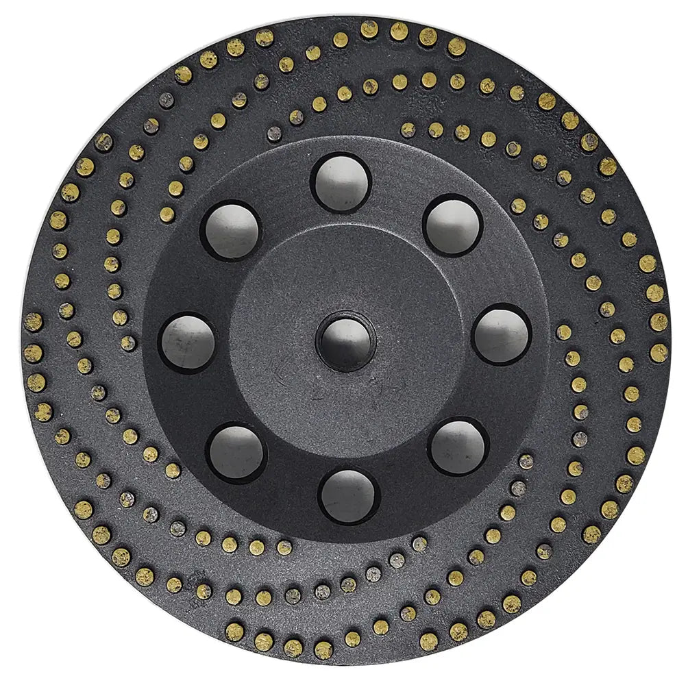 7" METAL DOT SWIRL CUP WHEEL