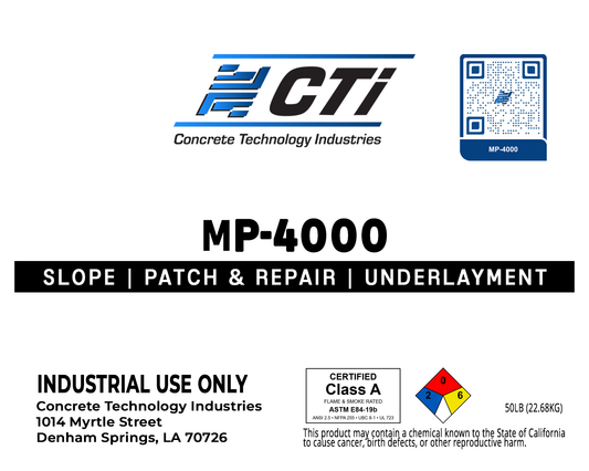MP-4000 - MULTI PURPOSE CONCRETE REPAIR MIX (50 LBS)