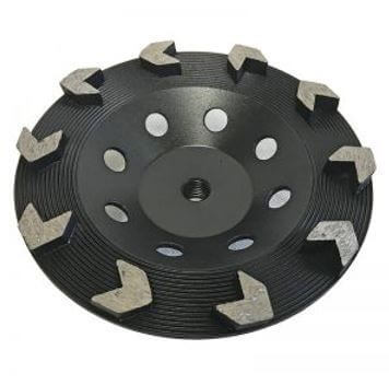 7" 10-SEG ARROW CUP WHEEL