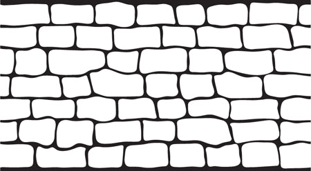 Antique Colonial (Original Paper) concrete stencil pattern