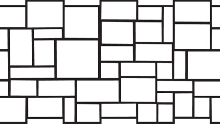 Ashlar Tile (Original Paper) concrete stencil pattern