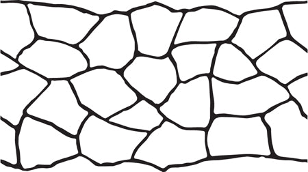 Bushrock (Original Paper) concrete stencil pattern