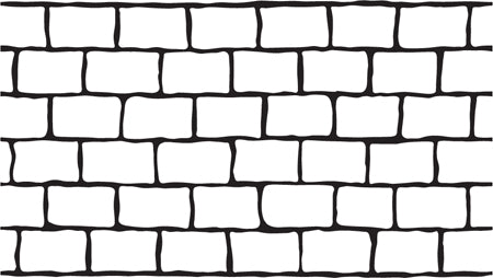 Cobble Brick (Original Paper) concrete stencil pattern