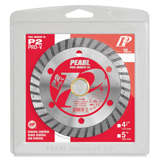 Pearl Abrasive P2™ Pro-V™ General Purpose Turbo Blade 4″ x .080 x 20mm-5/8″